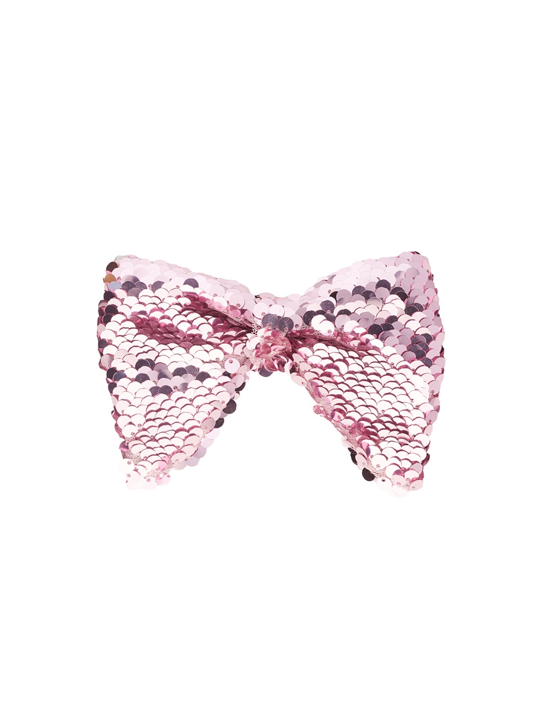 

The Tie Hub Woven Design Sequinned Bow Tie, Pink