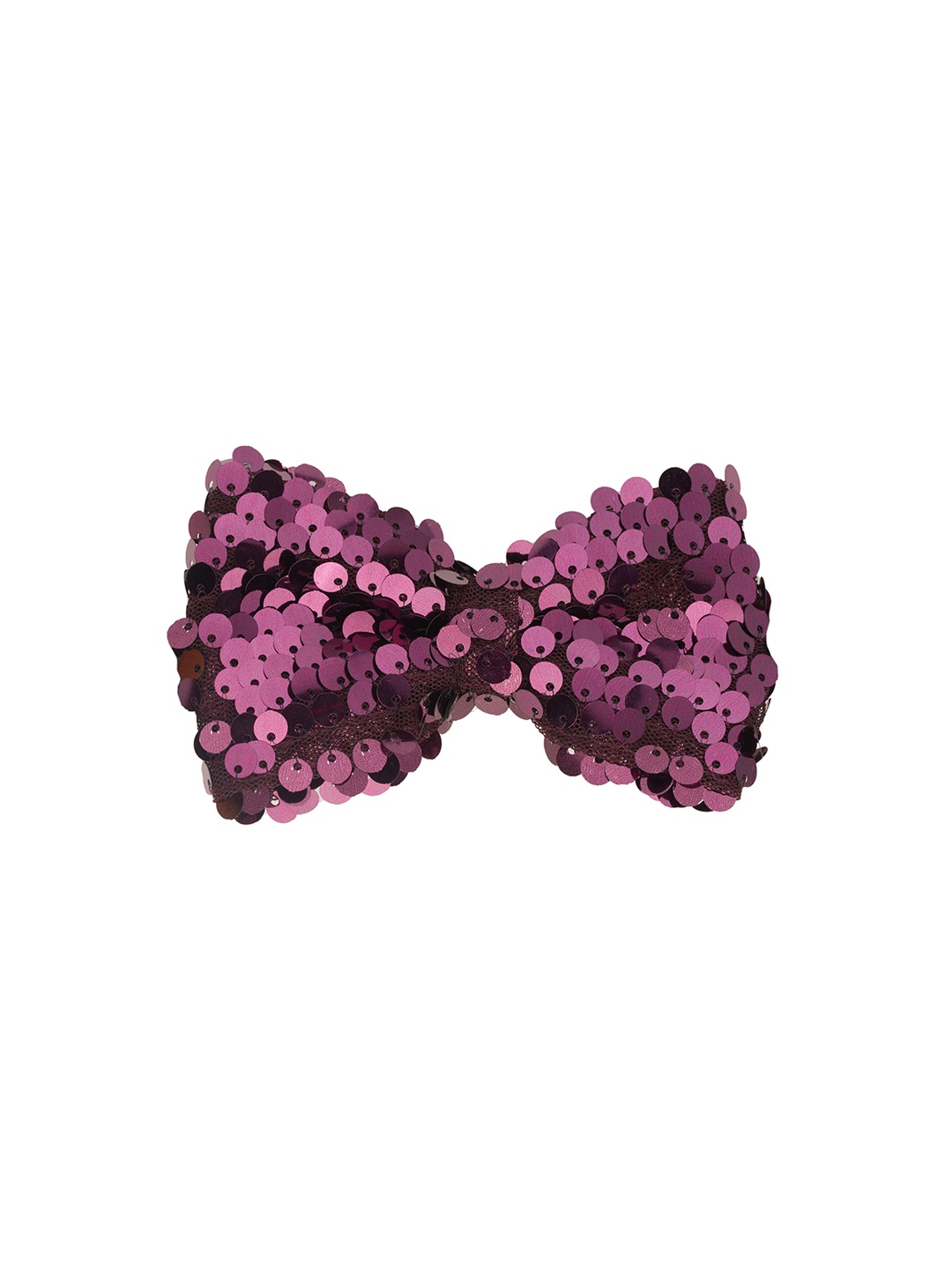 

The Tie Hub Woven Design Bow Tie, Magenta