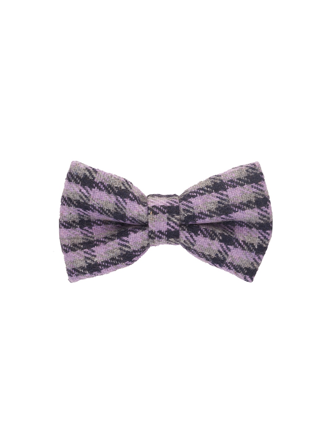 

The Tie Hub Checked Bow Tie, Purple