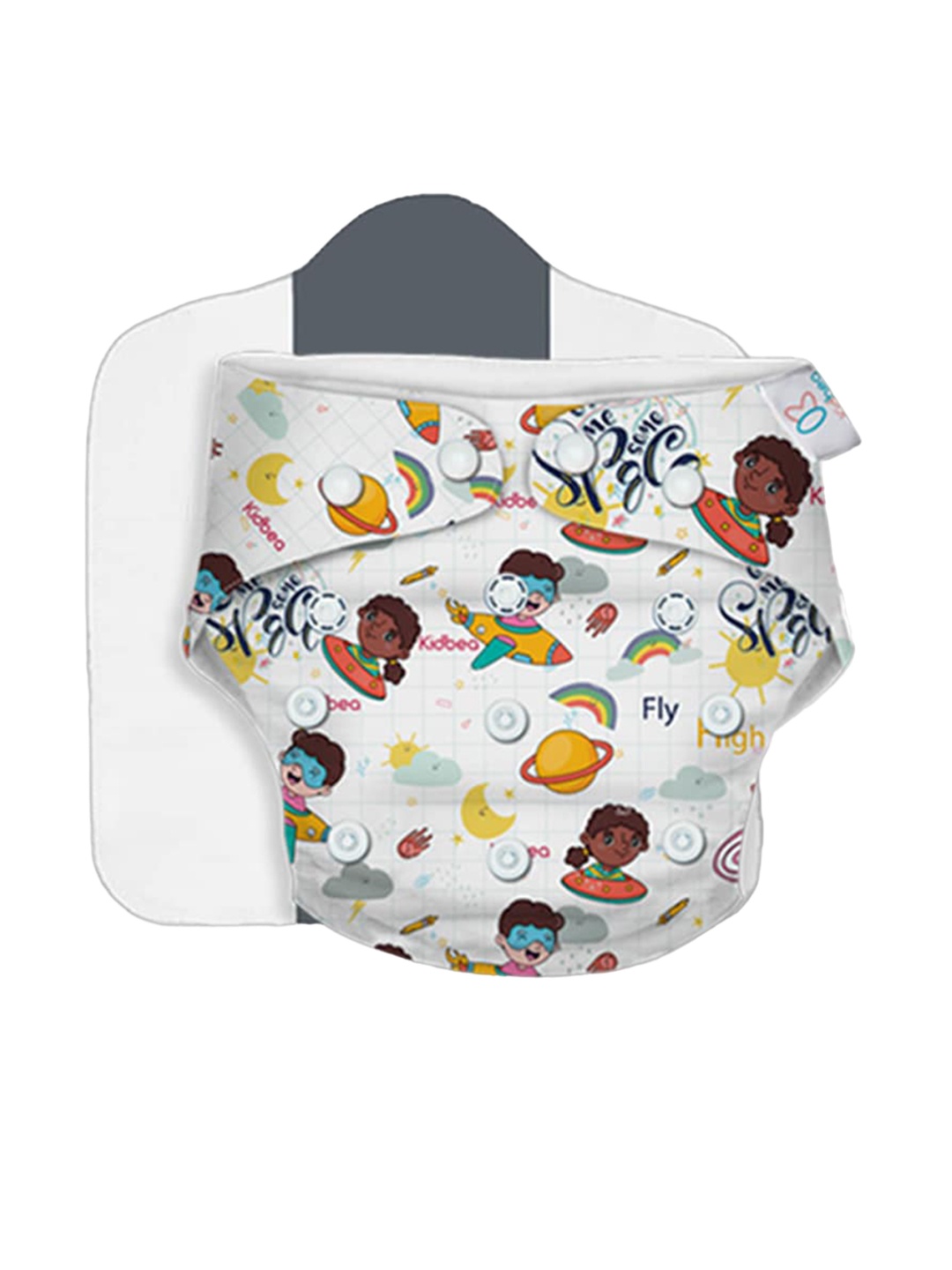 Kidbea Kids Reusable & Washable Cloth Diapers, Multi