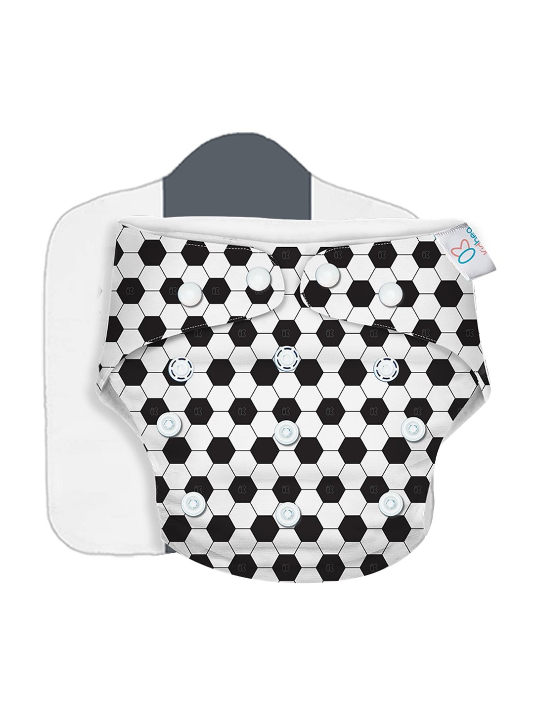 

Kidbea Kids Reusable & Washable Cloth Diaper, Black