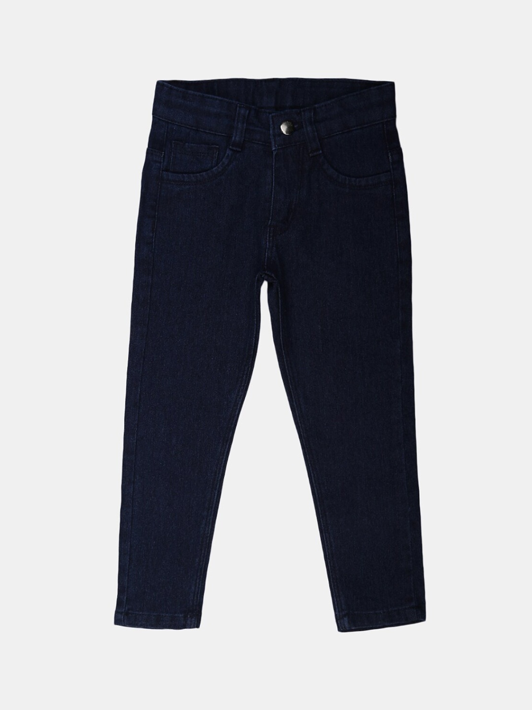 

V-Mart Girls Low-Rise Cotton Regular Fit Classic Jeans, Blue