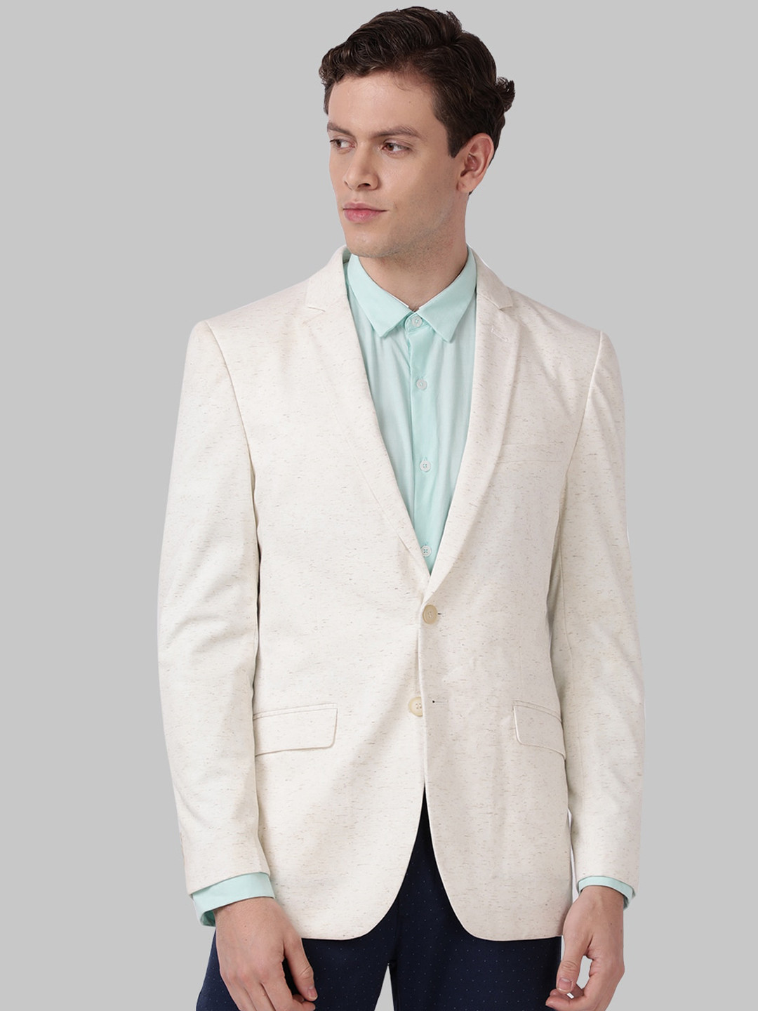 

Park Avenue Single Breasted Blazers, Beige