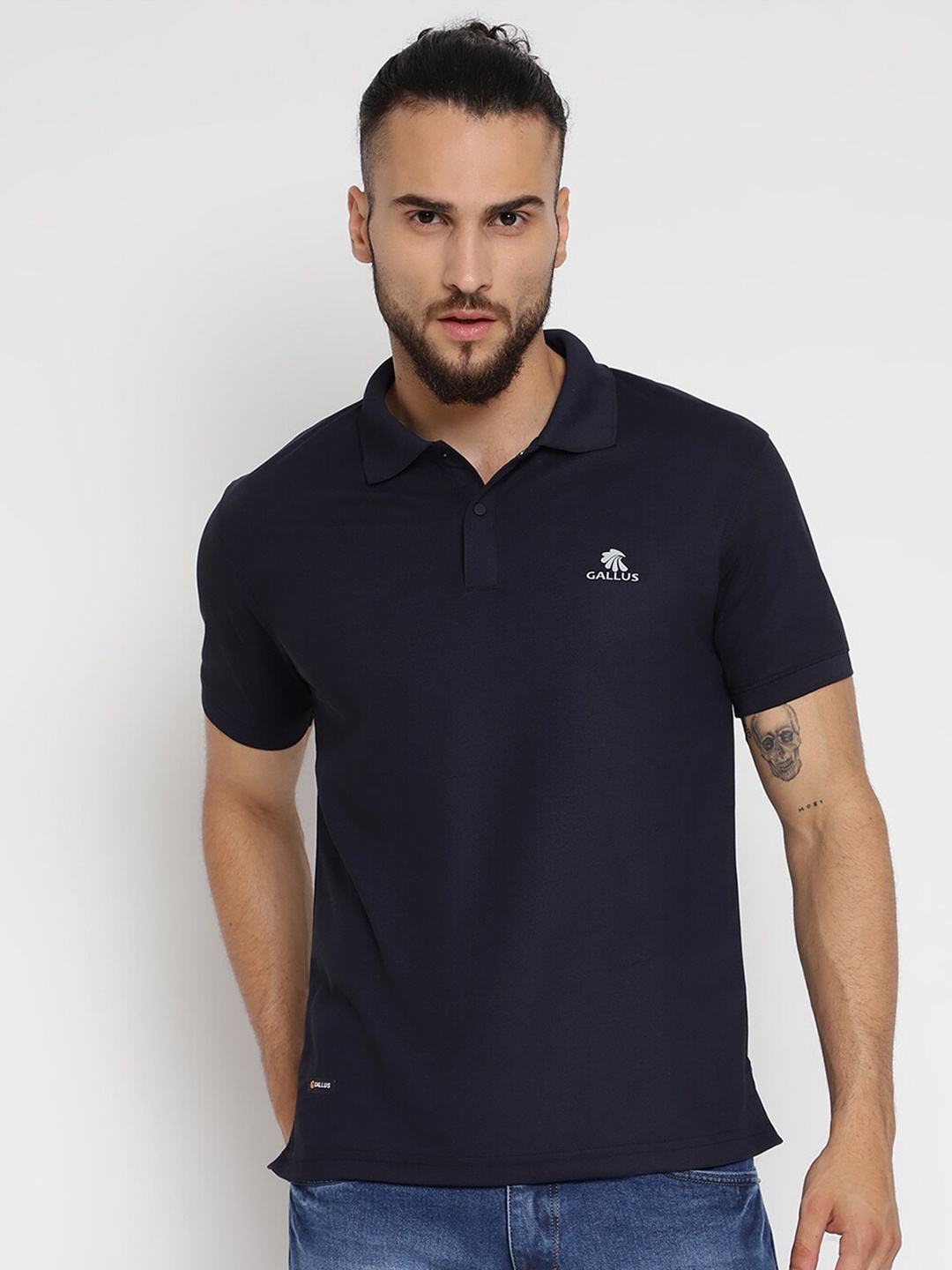 

Gallus Polo Collar Dri-FIT Regular Fit T-shirt, Navy blue