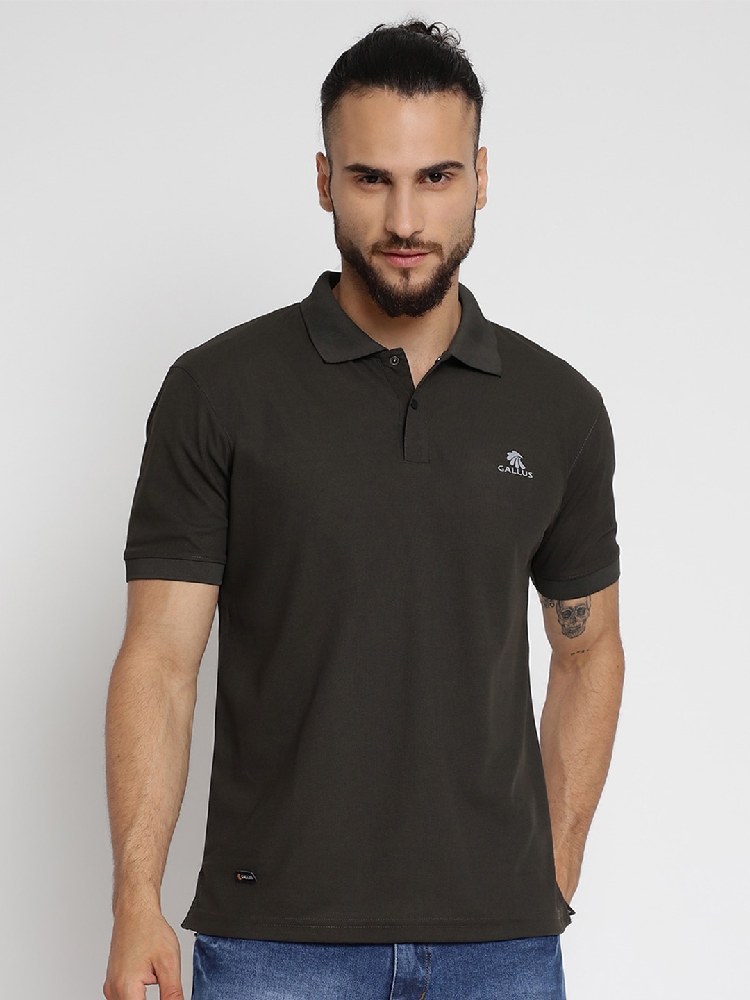 

Gallus Polo Collar Dri-FIT T-shirt, Olive