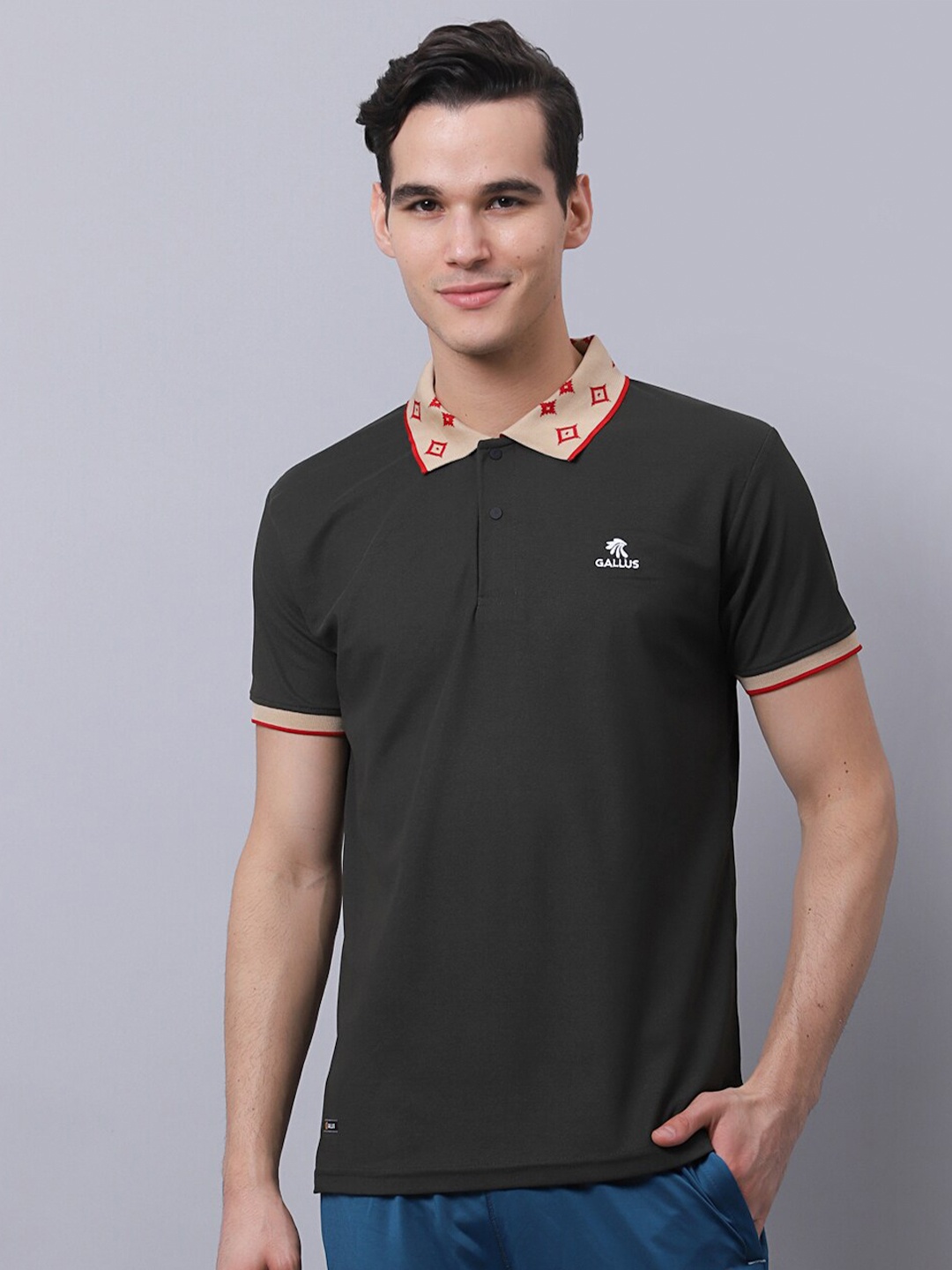 

Gallus Polo Collar Dri-FIT T-shirt, Olive