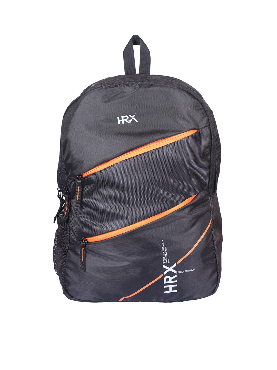 

HRX by Hrithik Roshan Brand Logo Water Resistant Large Size Backpack, Black