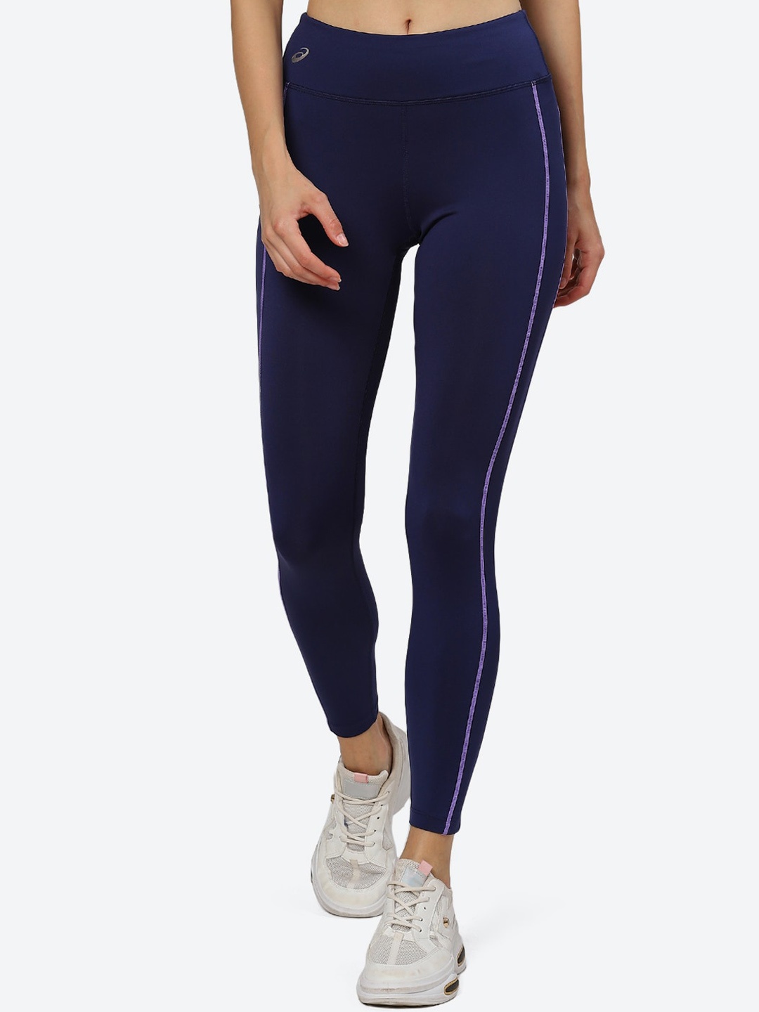 

ASICS Women Mid-Rise Training Core Tights, Blue