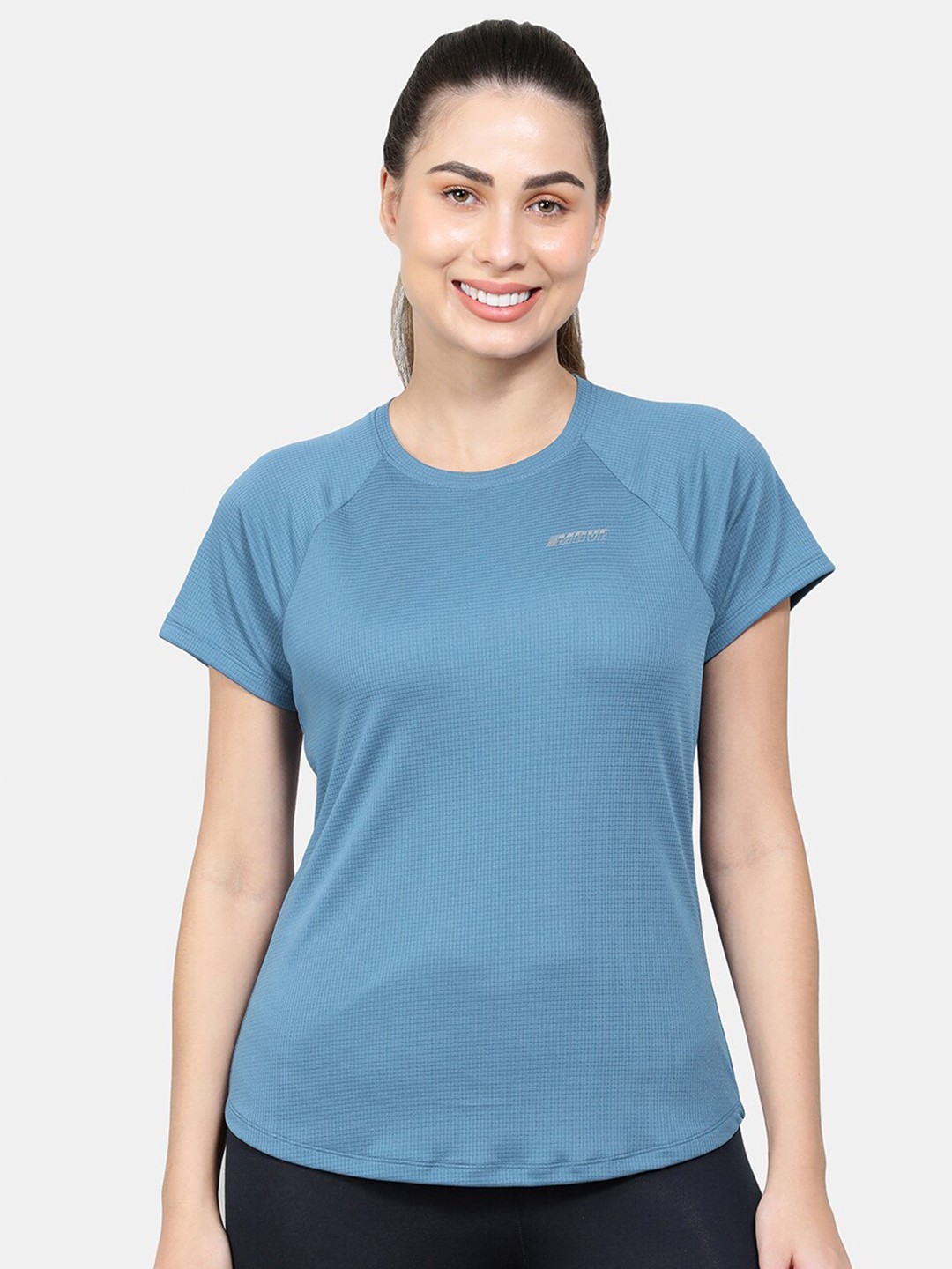 

Jockey Relaxed Fit Raglan Sleeves Sports T-Shirt, Blue