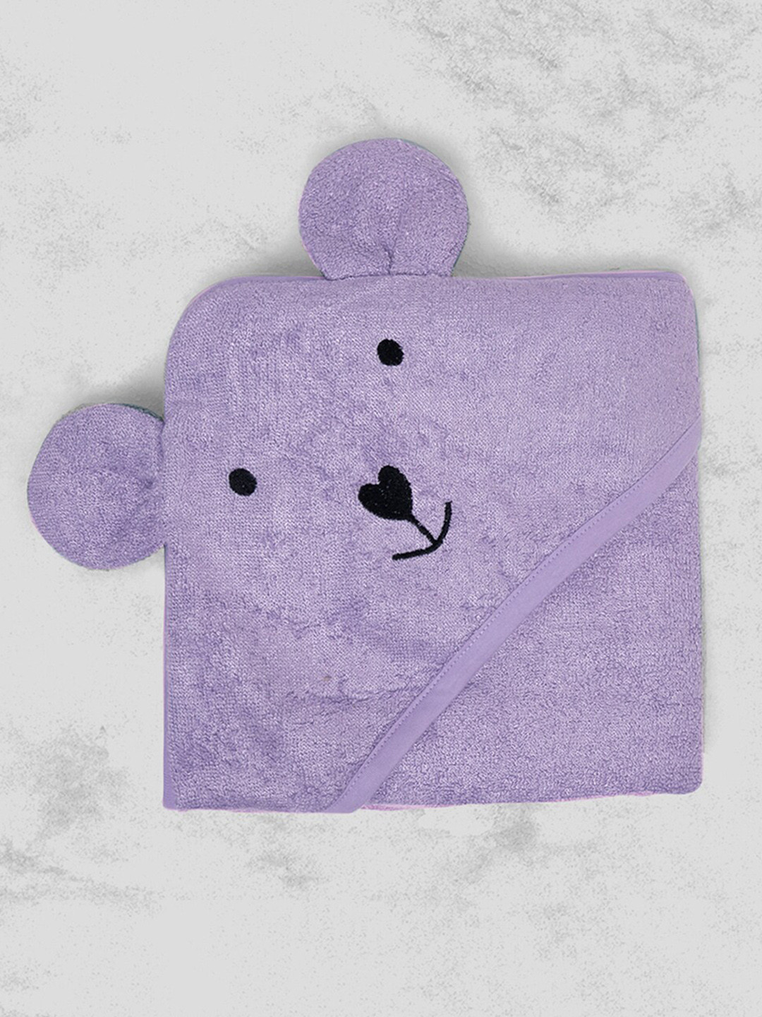 

THEONI Kids Lavender Bamboo Baby Hooded Bath Towel 400 GSM