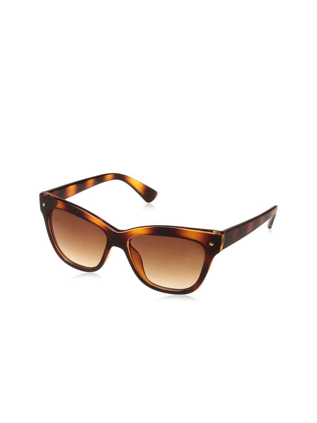 

Roadies Full Rim Cateye Sunglasses with UV Protected Lens RDM-132-C2, Brown