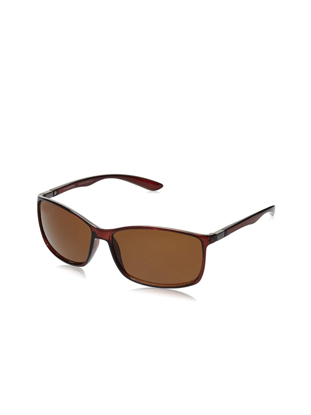 

Roadies Full Rim Rectangle Sunglasses with UV Protected Lens RDM-187-C5, Brown