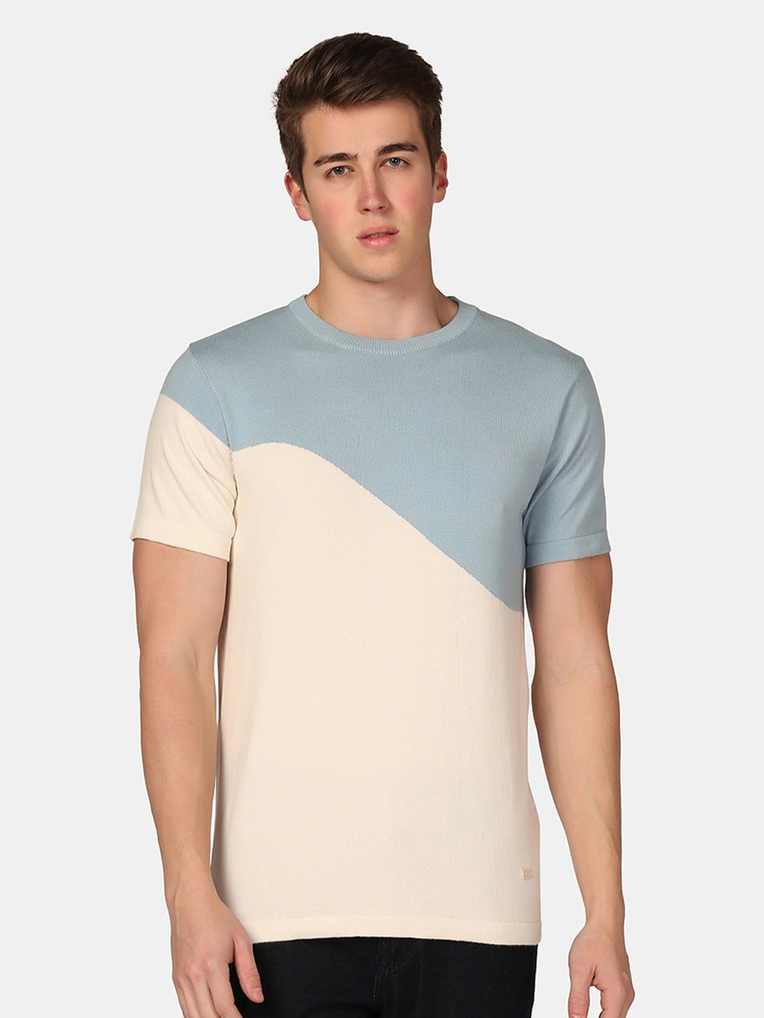 

Blackberrys Colourblocked Slim Fit T-shirt, Blue