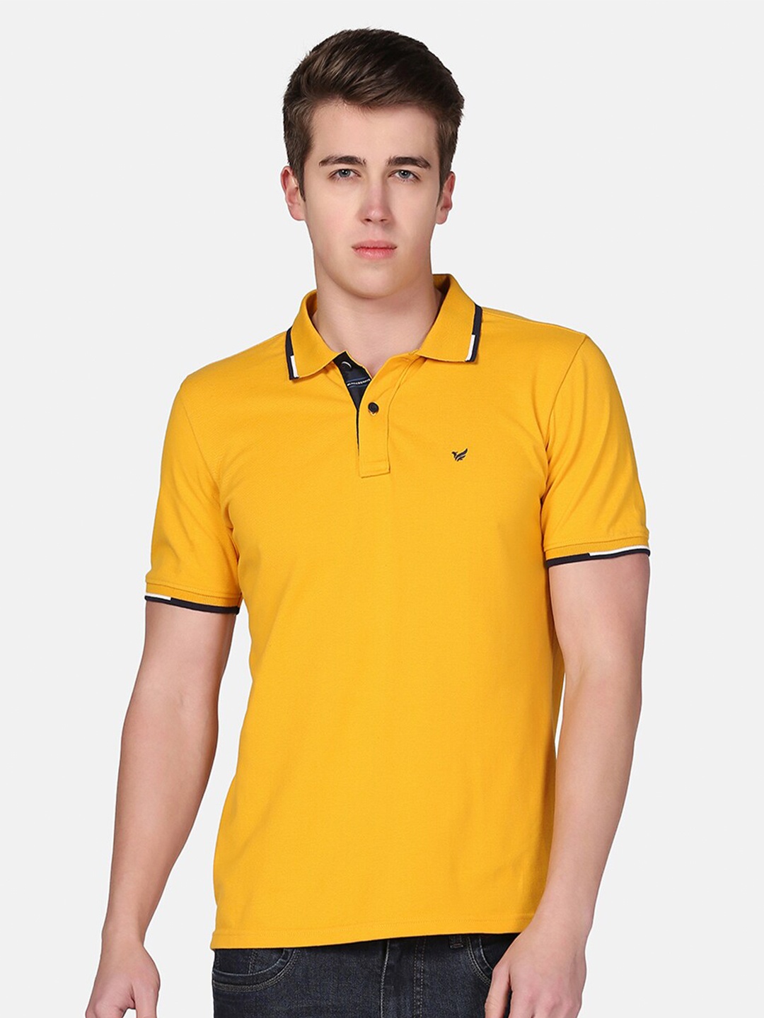 

Blackberrys Polo Collar Slim Fit T-shirt, Yellow