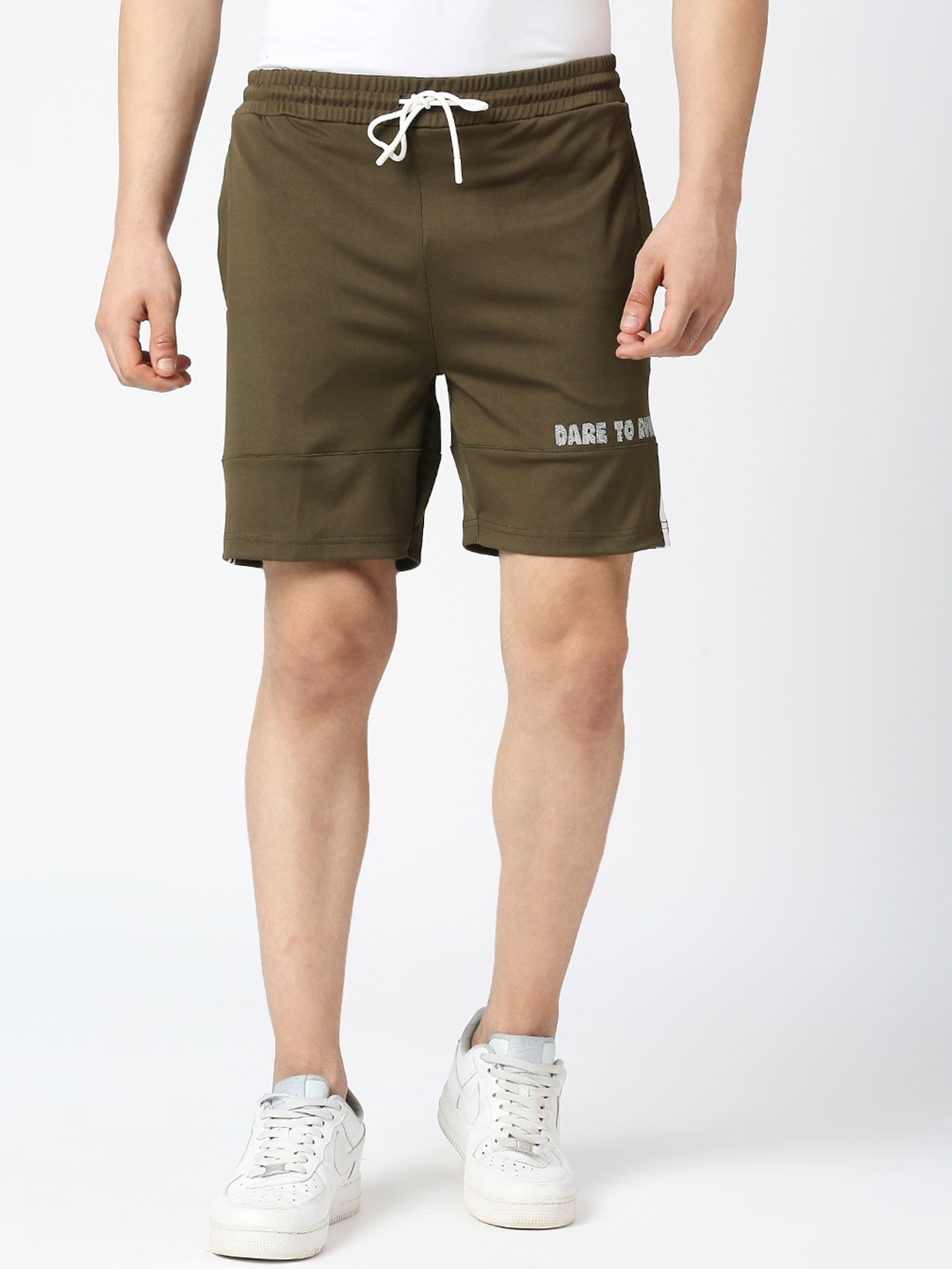 

FiTZ Men Slim Fit Outdoor Sports Shorts, Olive