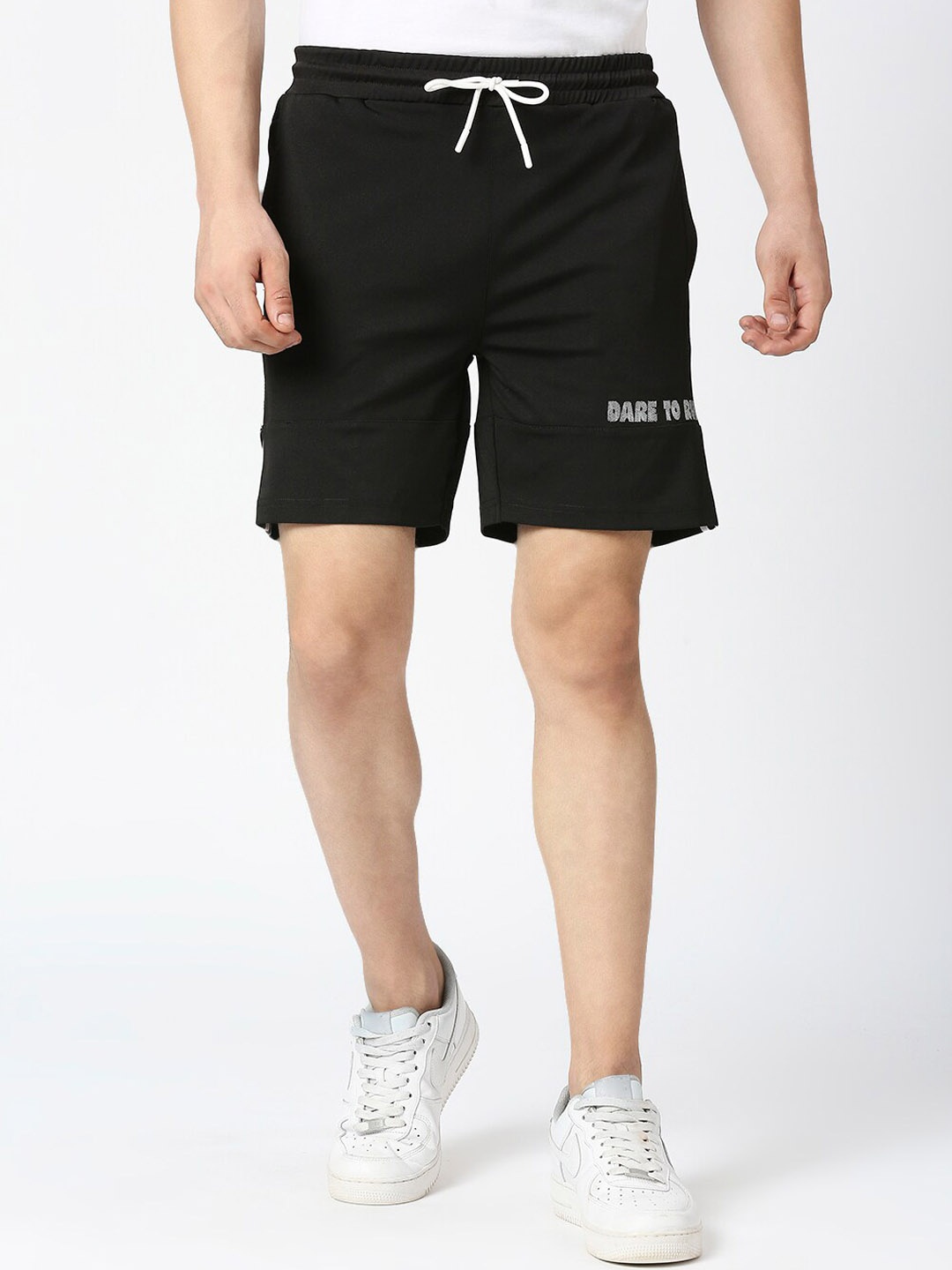 

FiTZ Men Slim Fit Outdoor Sports Shorts, Black