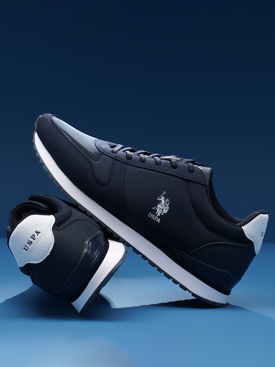 

U.S. Polo Assn. Men Regon Retro Sneakers, Navy blue