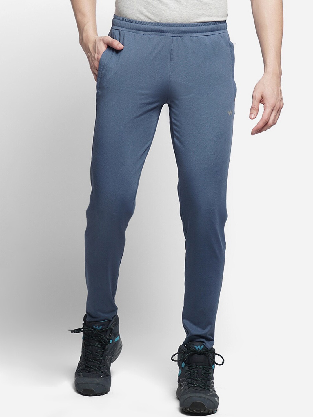 

Wildcraft Men Regular Fit Anti-Wrinkle Track Pants, Blue