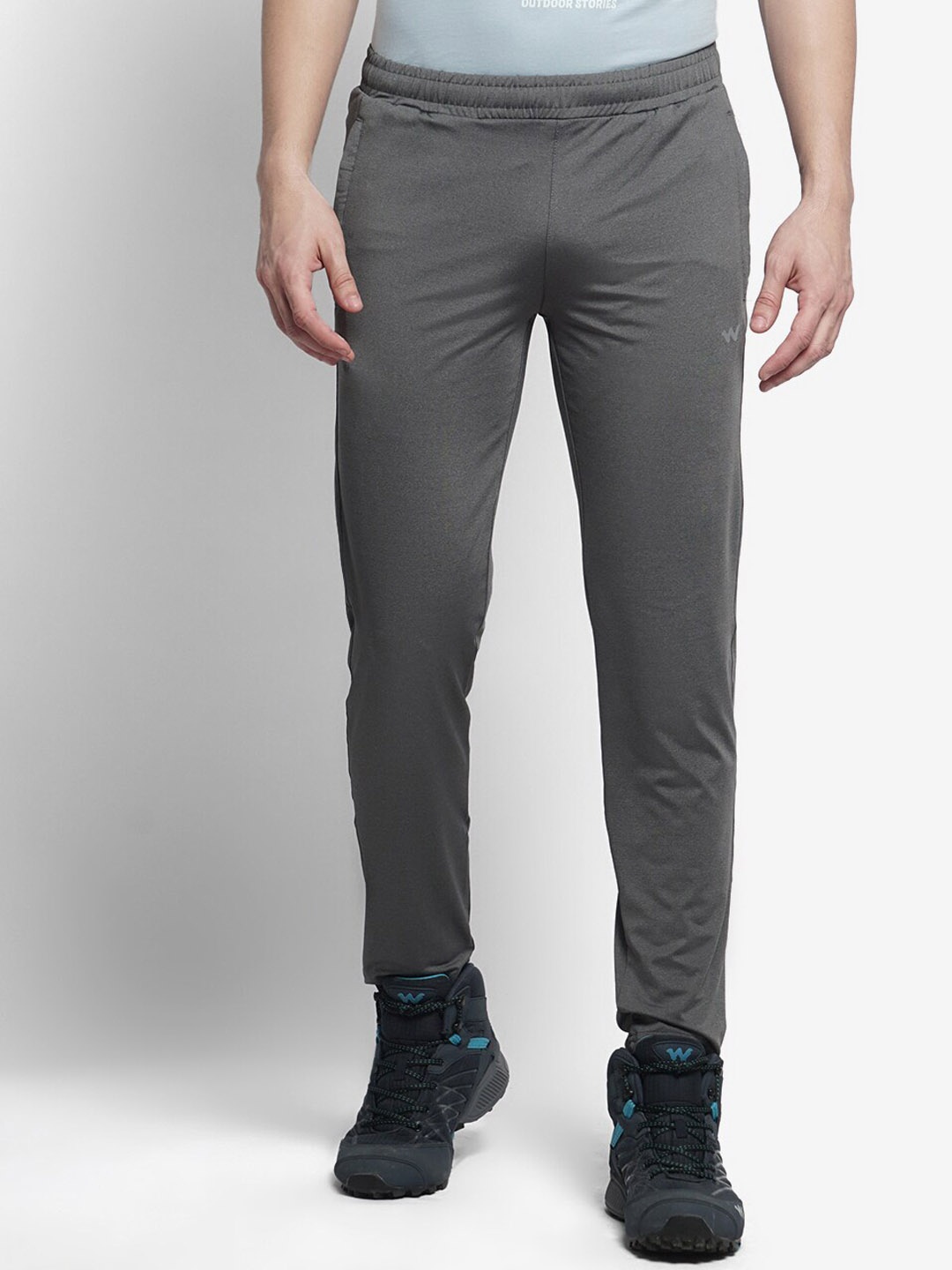 

Wildcraft Men Regular Fit Anti-Wrinkle Track Pants, Grey