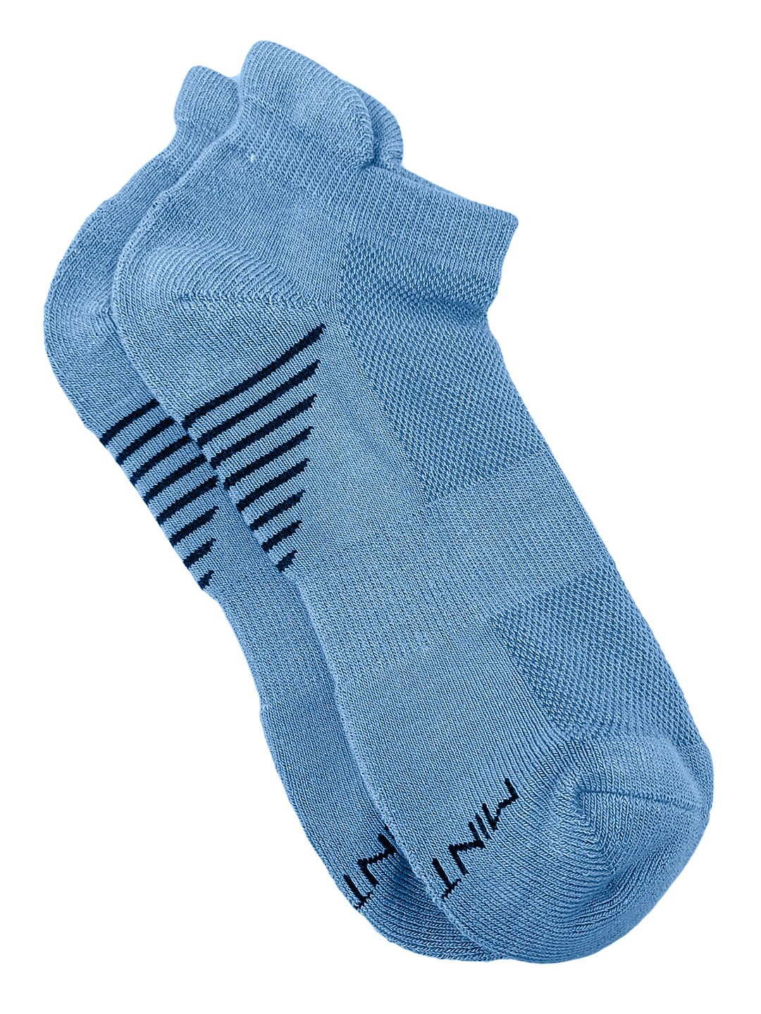 

Mint & Oak Men Patterned Ankle-Length Bamboo Sports Socks, Blue