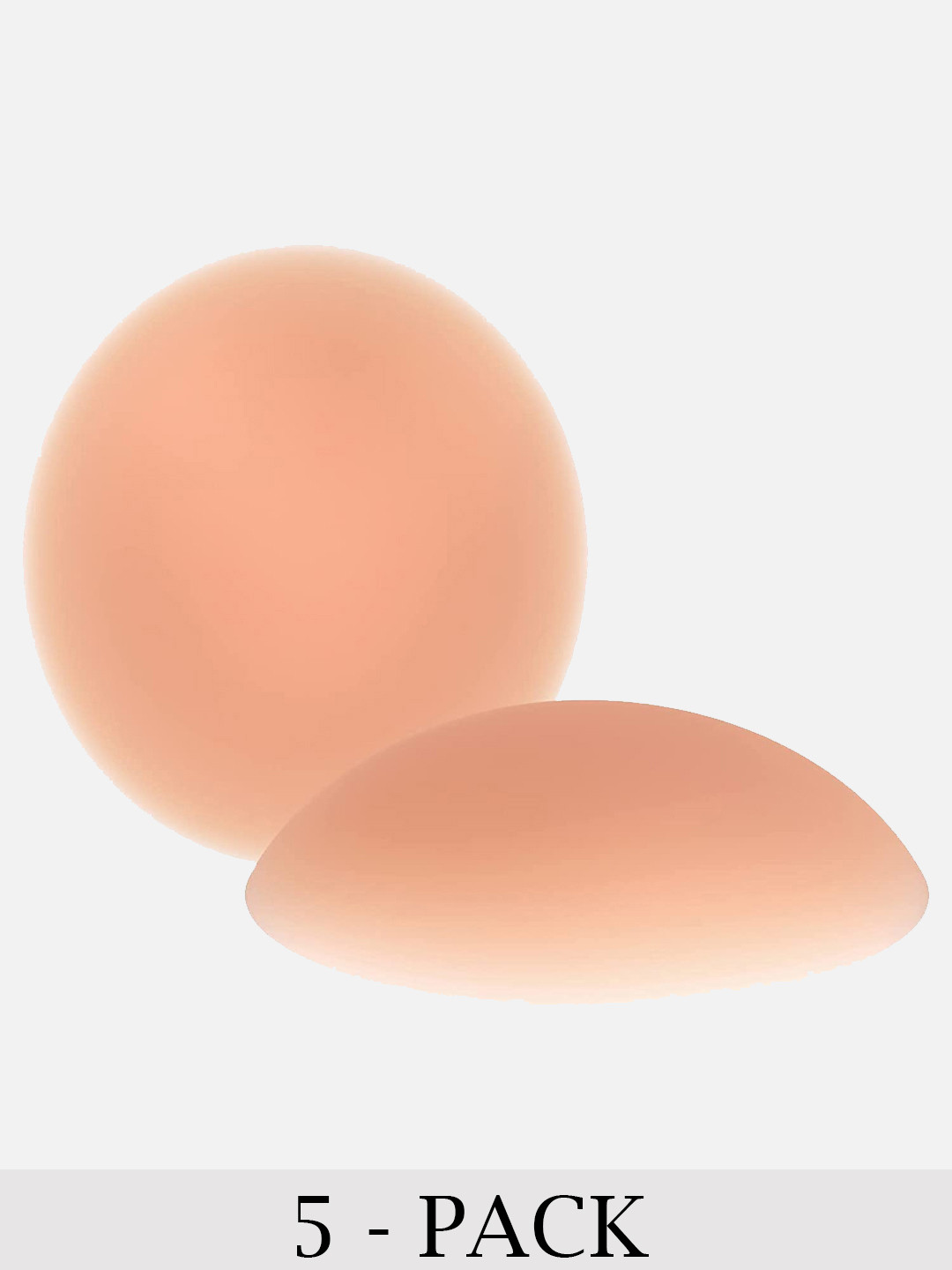 

StyFun Set Of 10 Reusable Silicone Water Stick Stick On Pasties, Beige