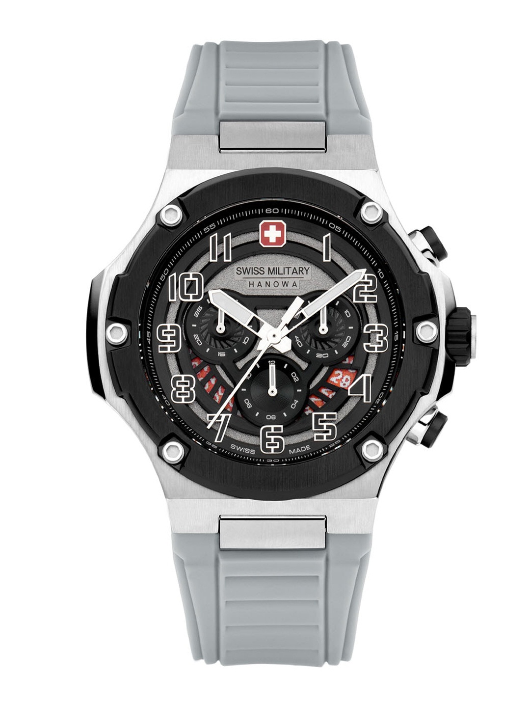 

SWISS MILITARY HANOWA Mission Xfor 01 Men Analogue Chronograph Watch SMWGO0000601, Cream