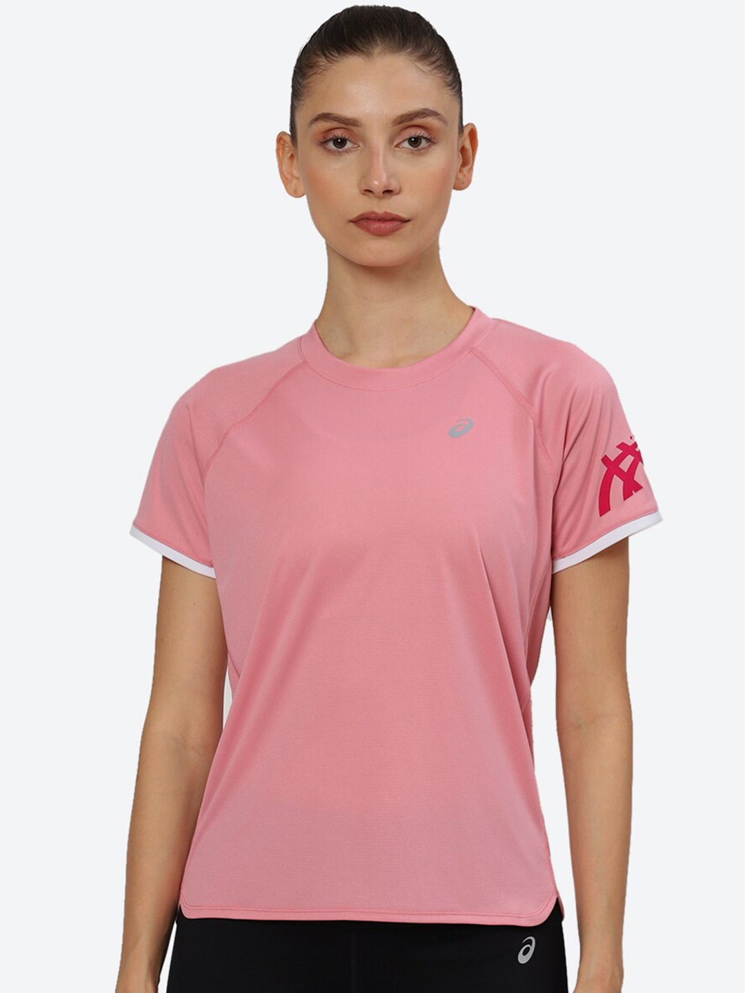 

ASICS Raglan Sleeves T-shirt, Pink