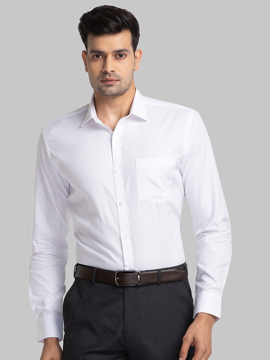 

Park Avenue Slim Fit Pure Cotton Formal Shirt, White