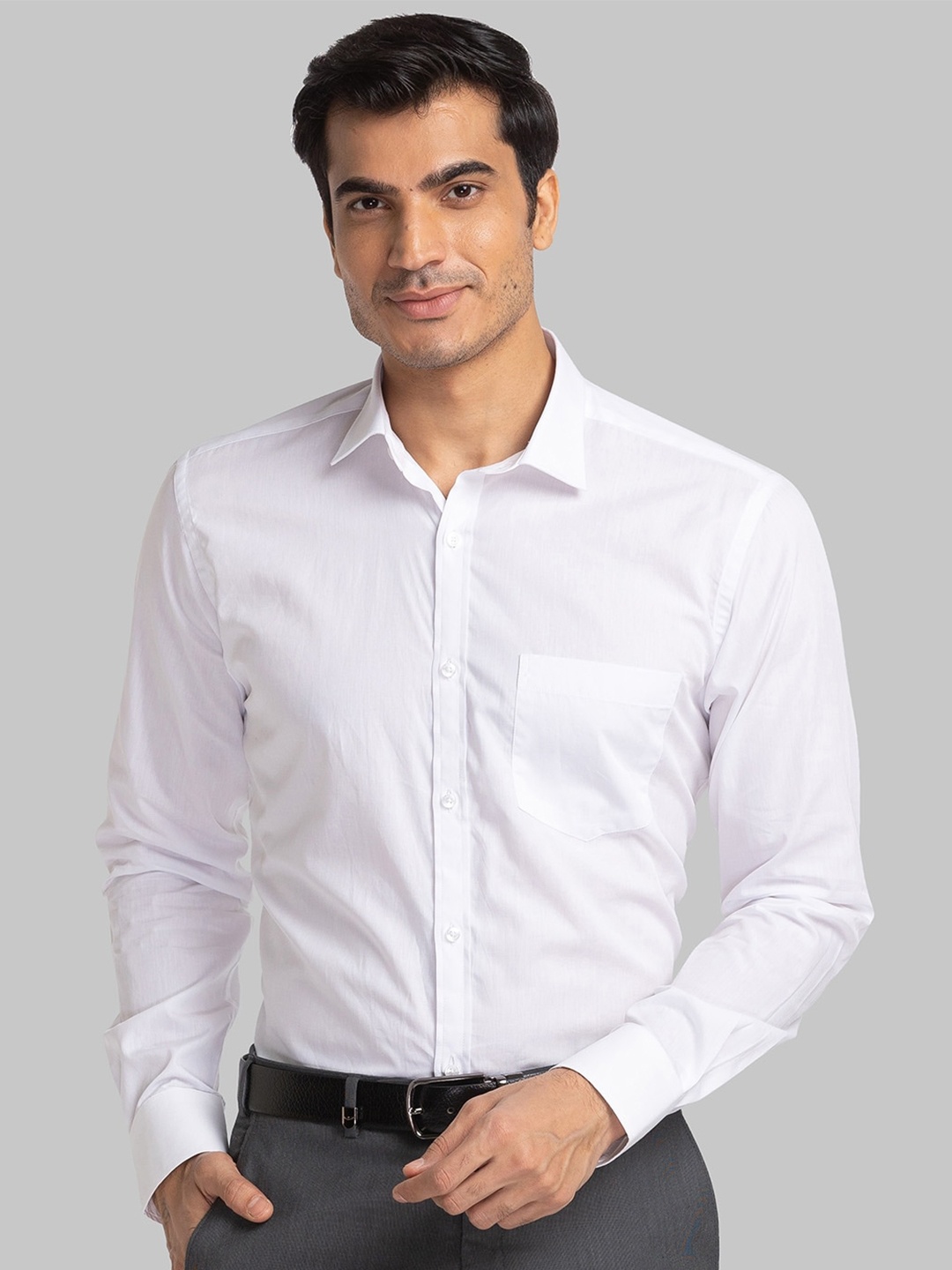 

Park Avenue Slim Fit Pure Cotton Formal Shirt, White