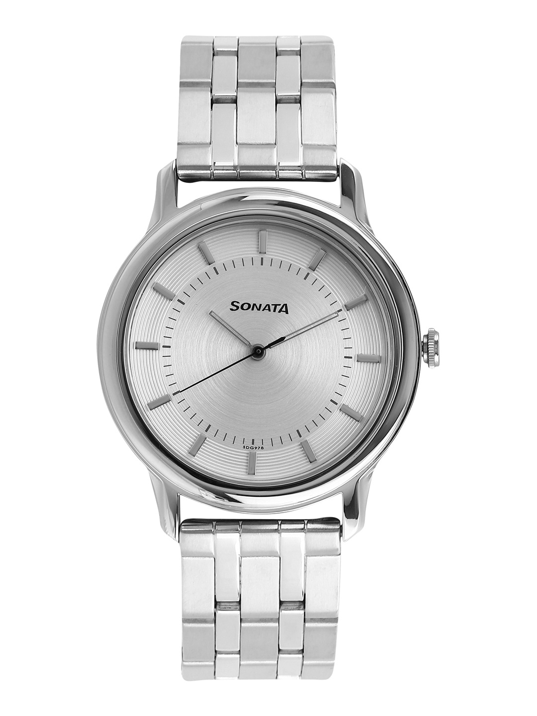 

Sonata Sleek Men White Analogue watch NL7128SM01