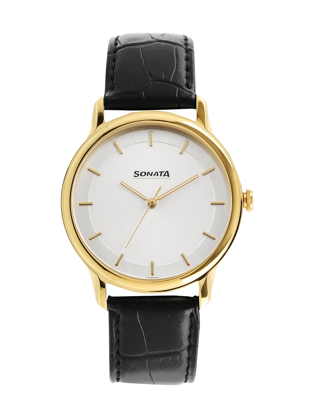 

Sonata Sleek Men White Analogue watch NL7128YL02