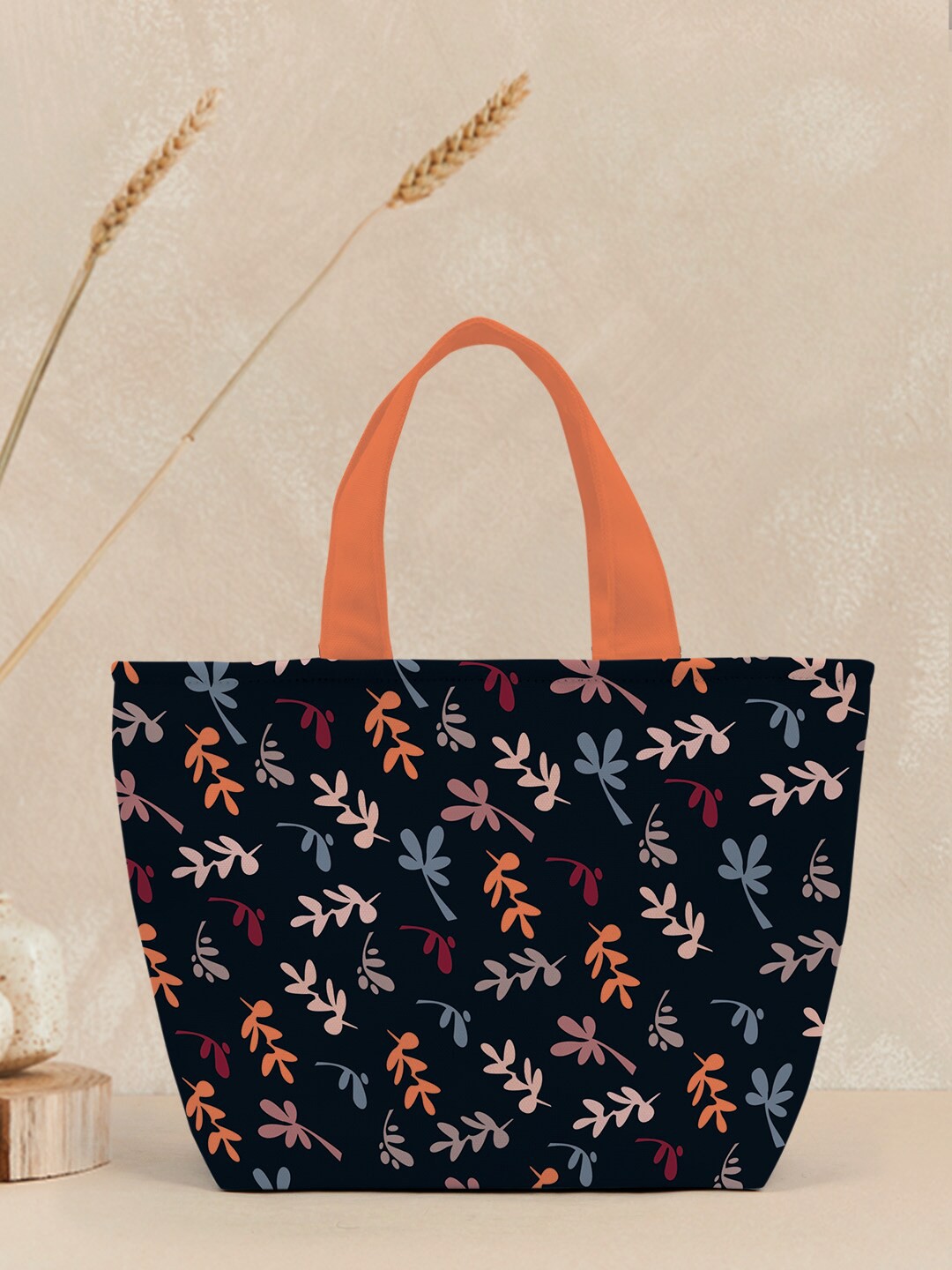 

Crazy Corner Printed Canvas Lunch Bag, Black