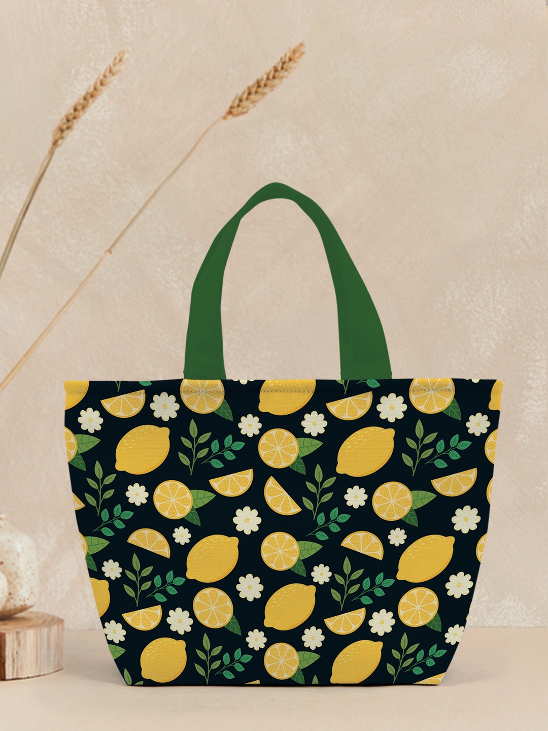 

Crazy Corner Graphic Printed Lunch Bag, Black
