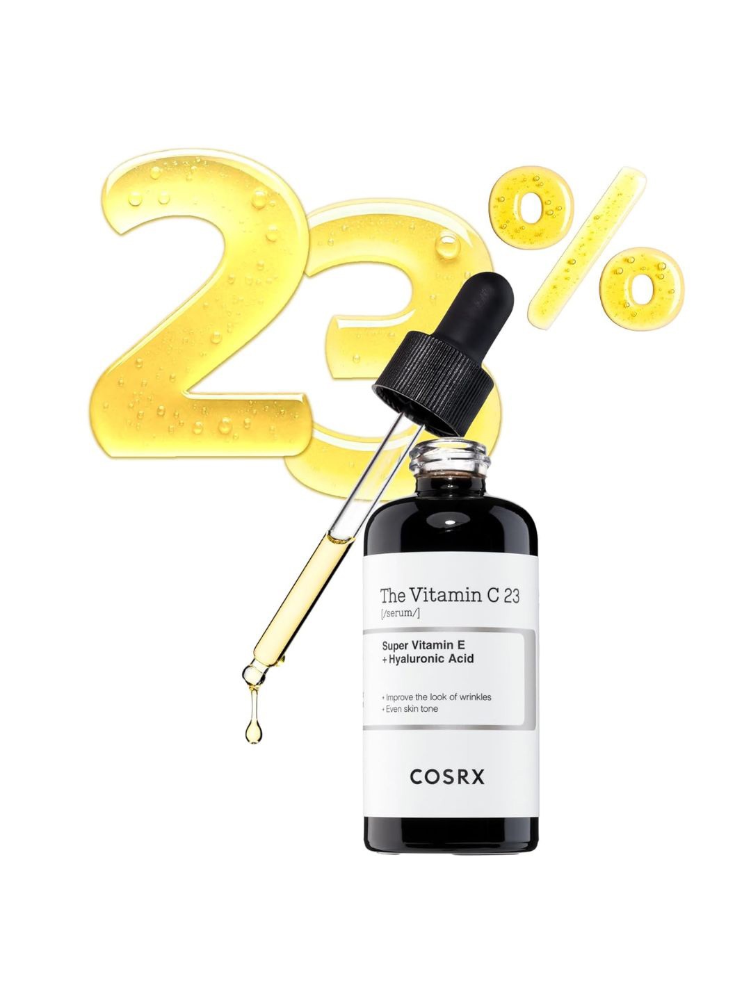 

COSRX The Vitamin C 23 Serum with Hyaluronic Acid & Allantoin - 20 ml, White