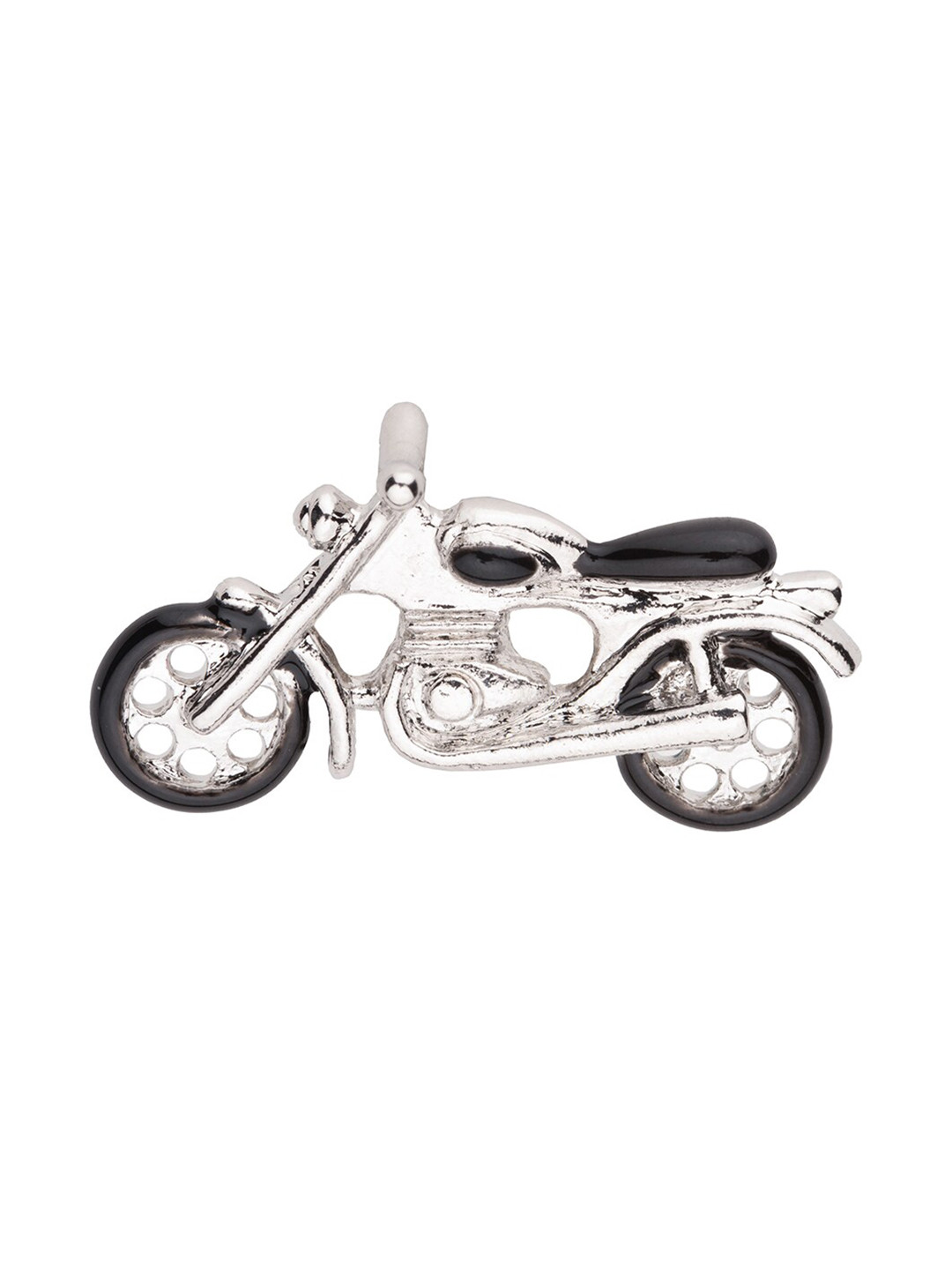 

The Tie Hub Men Heavy Bike Lapel Pin, Silver