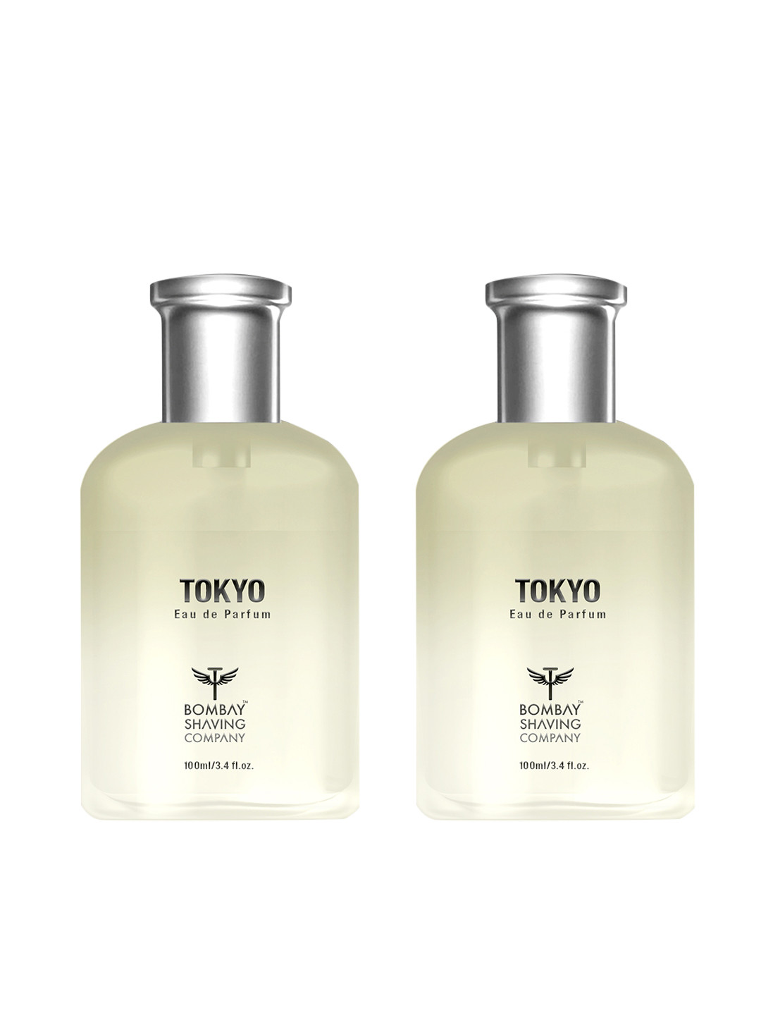 

Bombay Shaving Company Men Set of 2 Tokyo Long-Lasting Eau De Toilette - 100 ml each, White