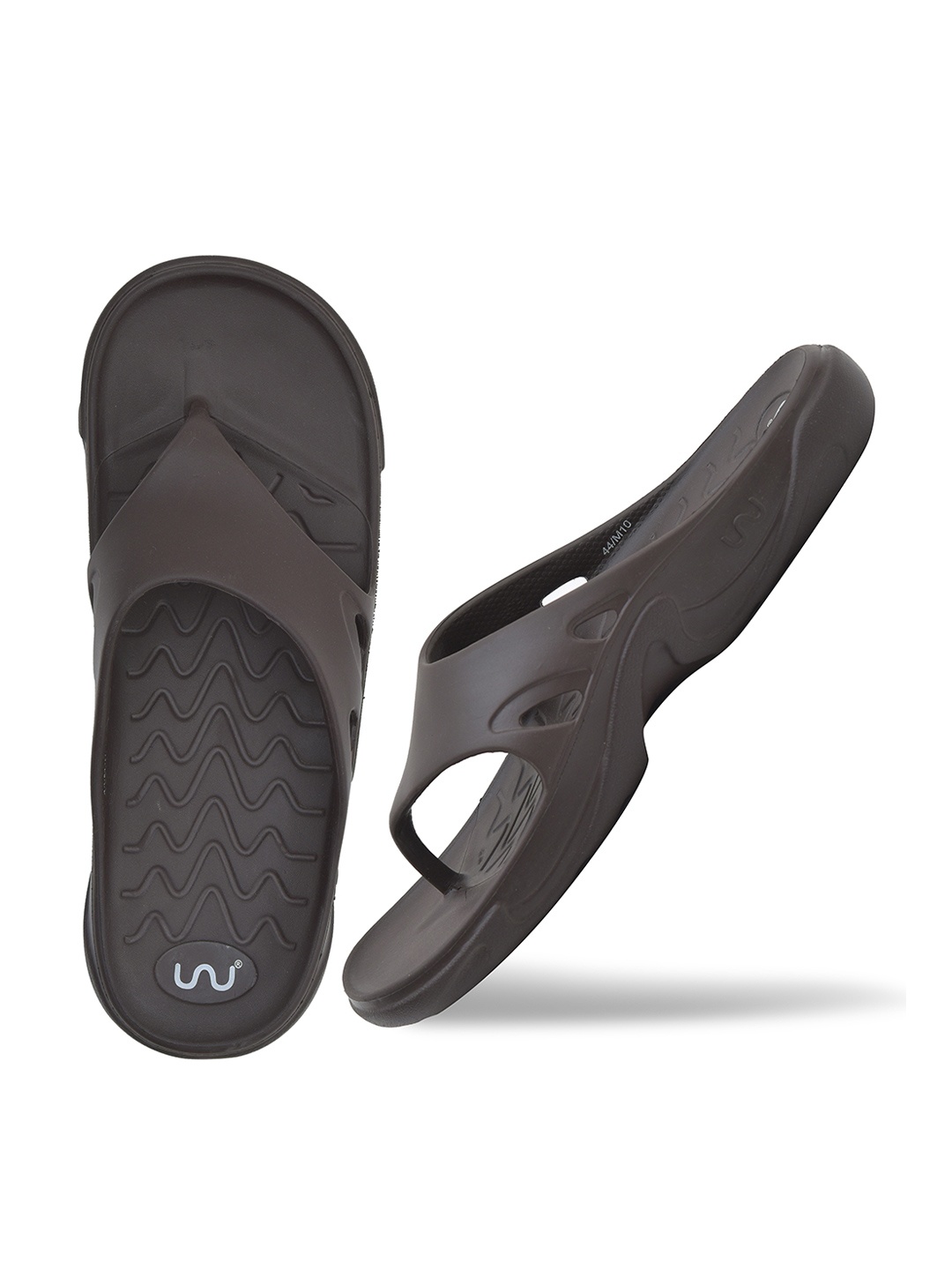 

Doubleu Men Comfortable EVA Thong Flip-Flops, Brown