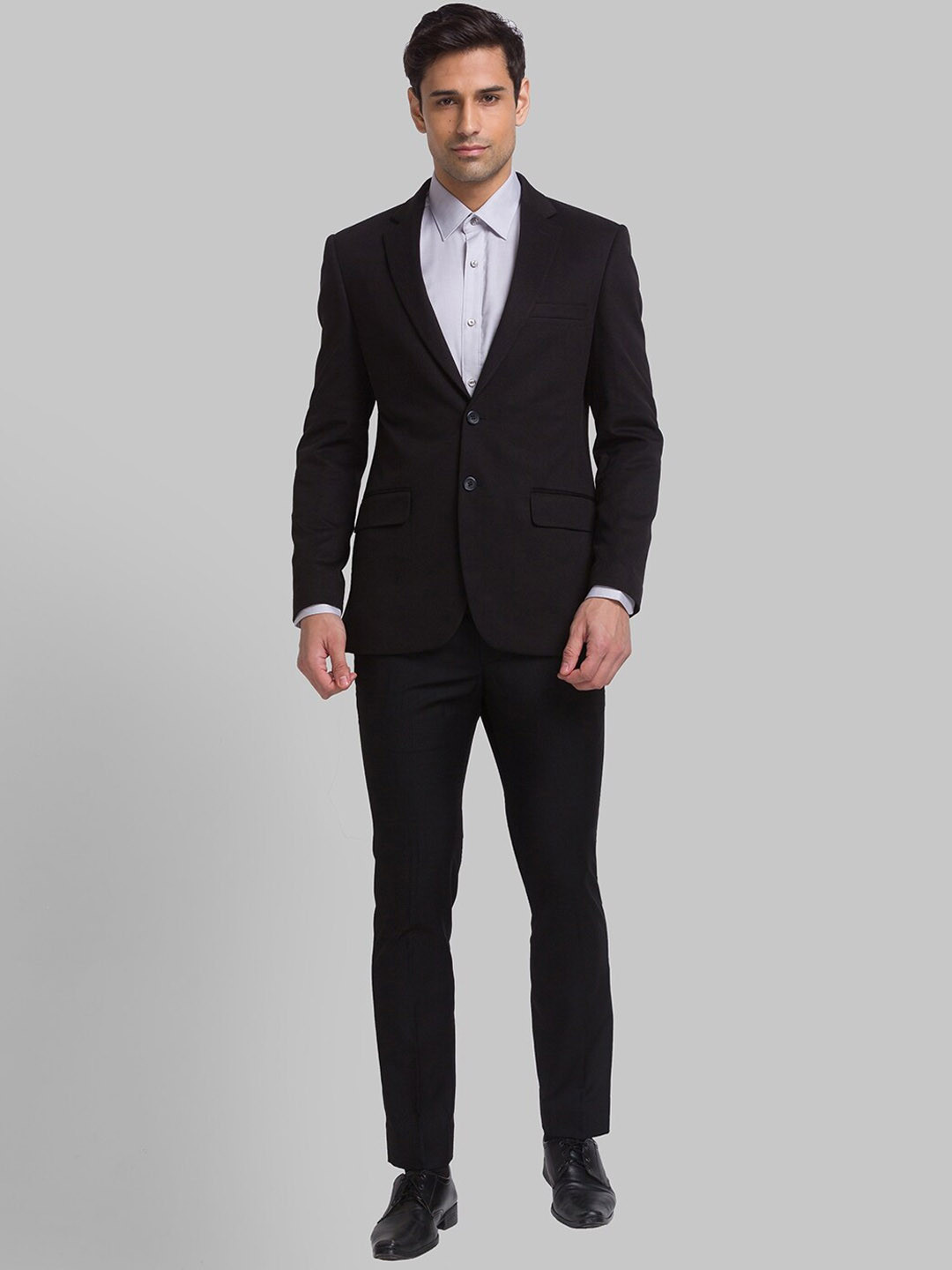 

Raymond Contemporary-Fit Single Breasted Formal Blazer, Black
