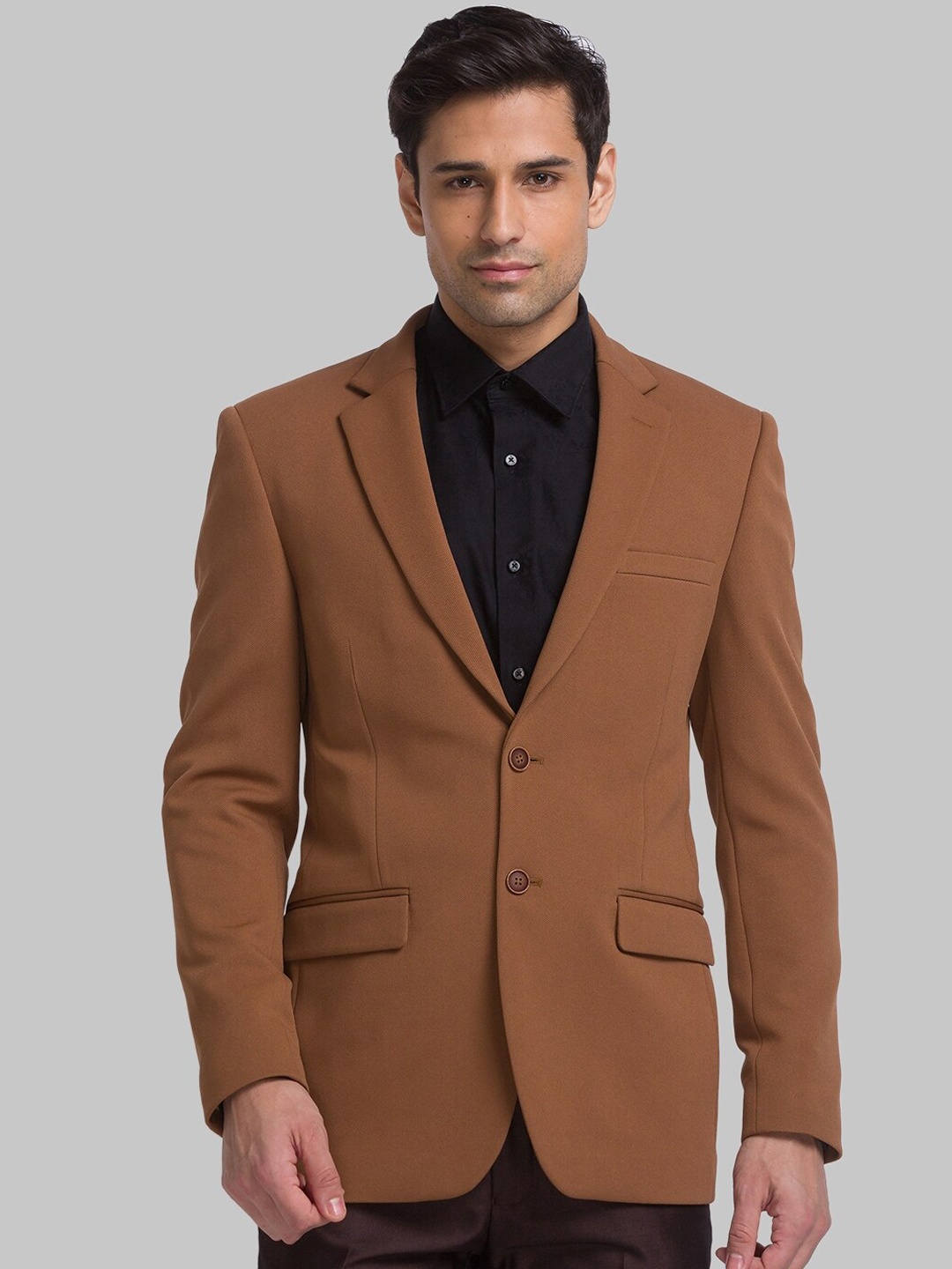 

Raymond Contemporary-Fit Single Breasted Formal Blazer, Brown