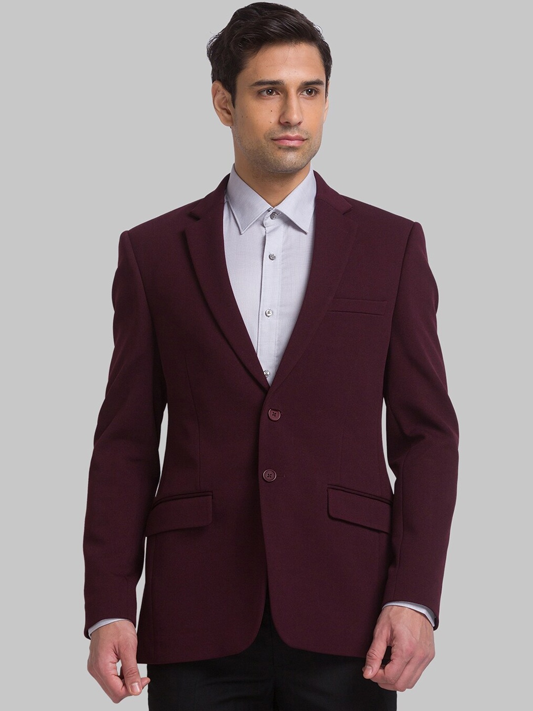 

Raymond Contemporary-Fit Single Breasted Formal Blazer, Maroon