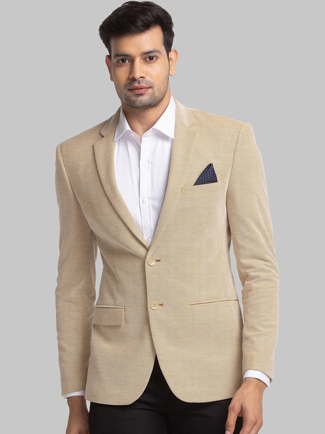 

Park Avenue Active Fit Single-Breasted Formal Blazer, Khaki
