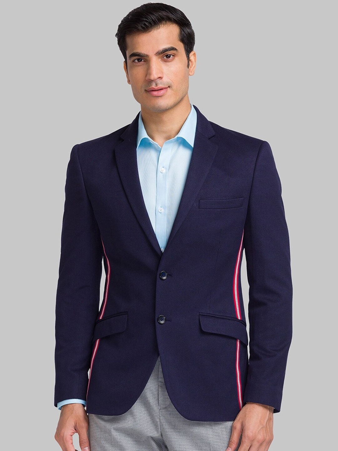 

Park Avenue Comfort-Fit Single Breasted Blazers, Blue