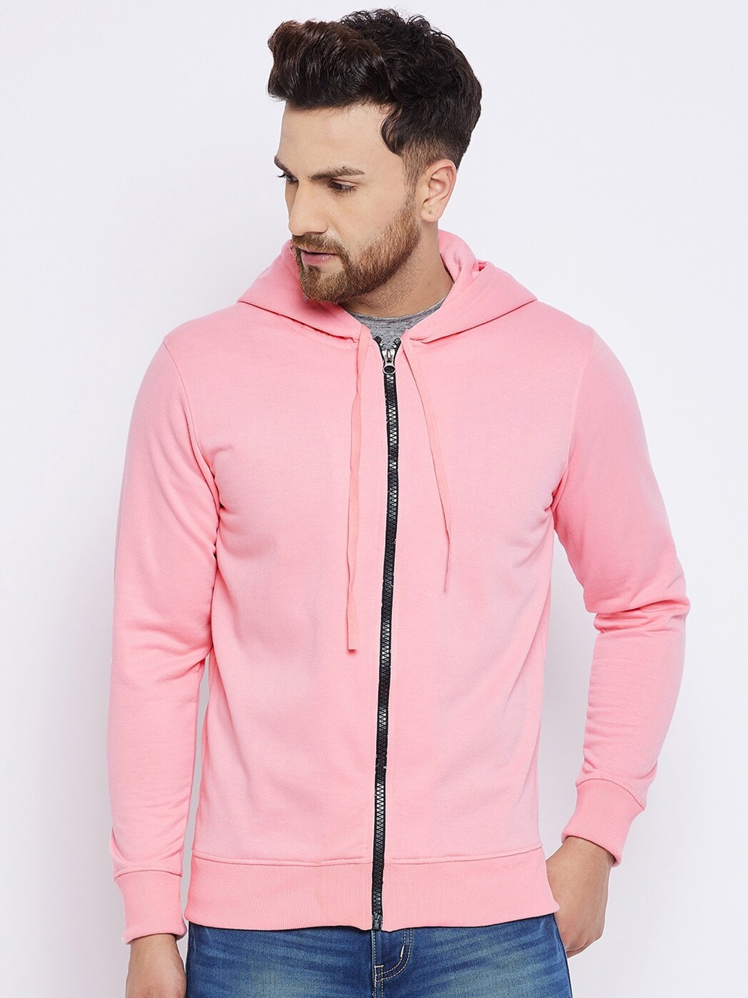 

FRENCH FLEXIOUS Hooded Cotton Sweatshirt, Pink