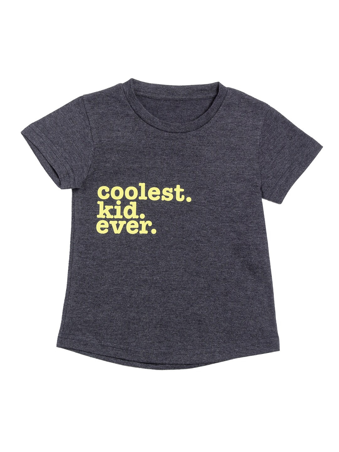 

DOOR74 Kids Typography Printed Cotton T-shirt, Navy blue
