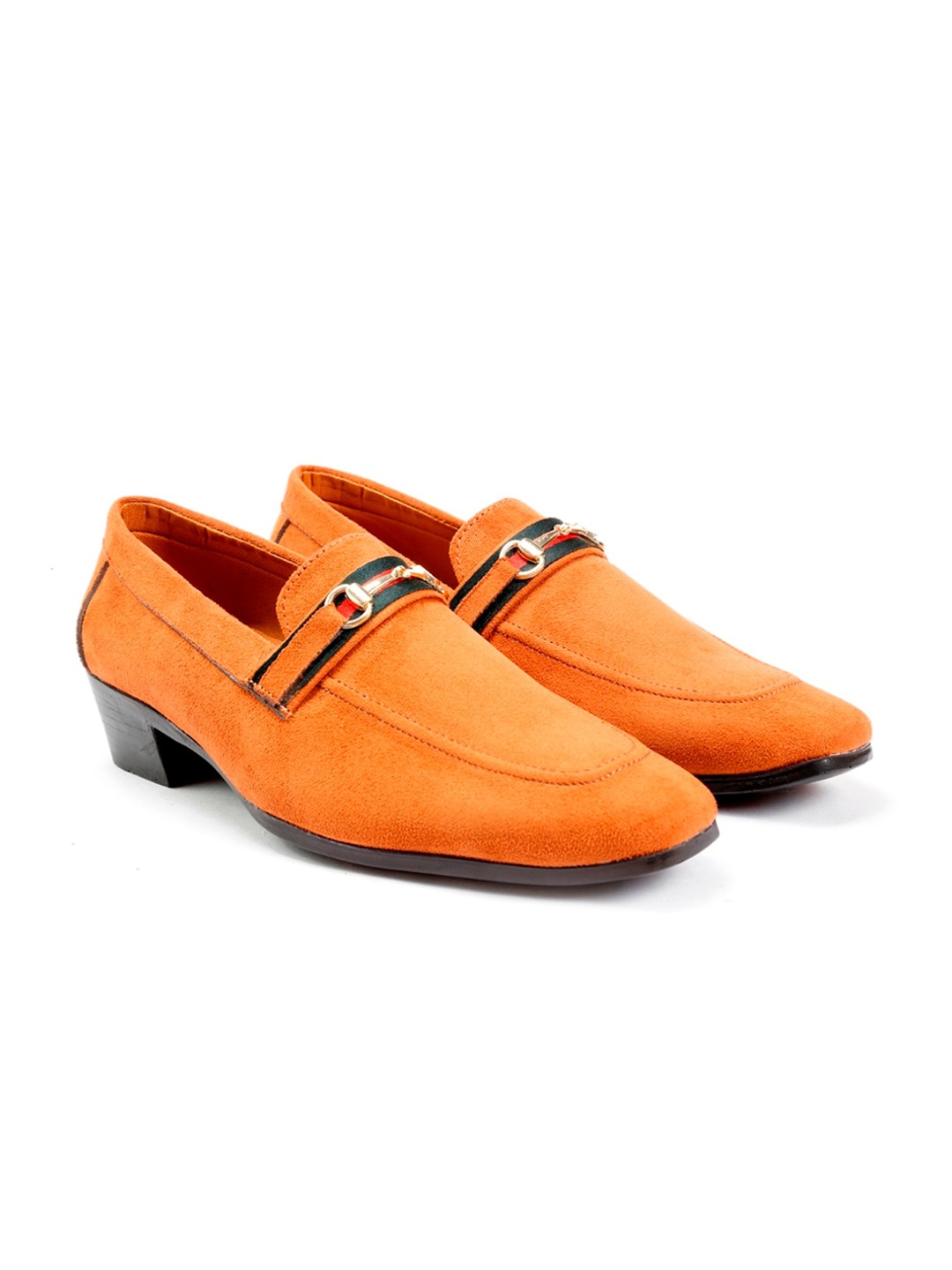 

Bxxy Men Height increasing Suede Loafers, Tan