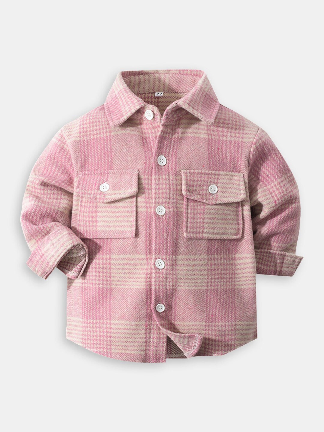 

Hopscotch Boys Checked Casual Shirt, Pink