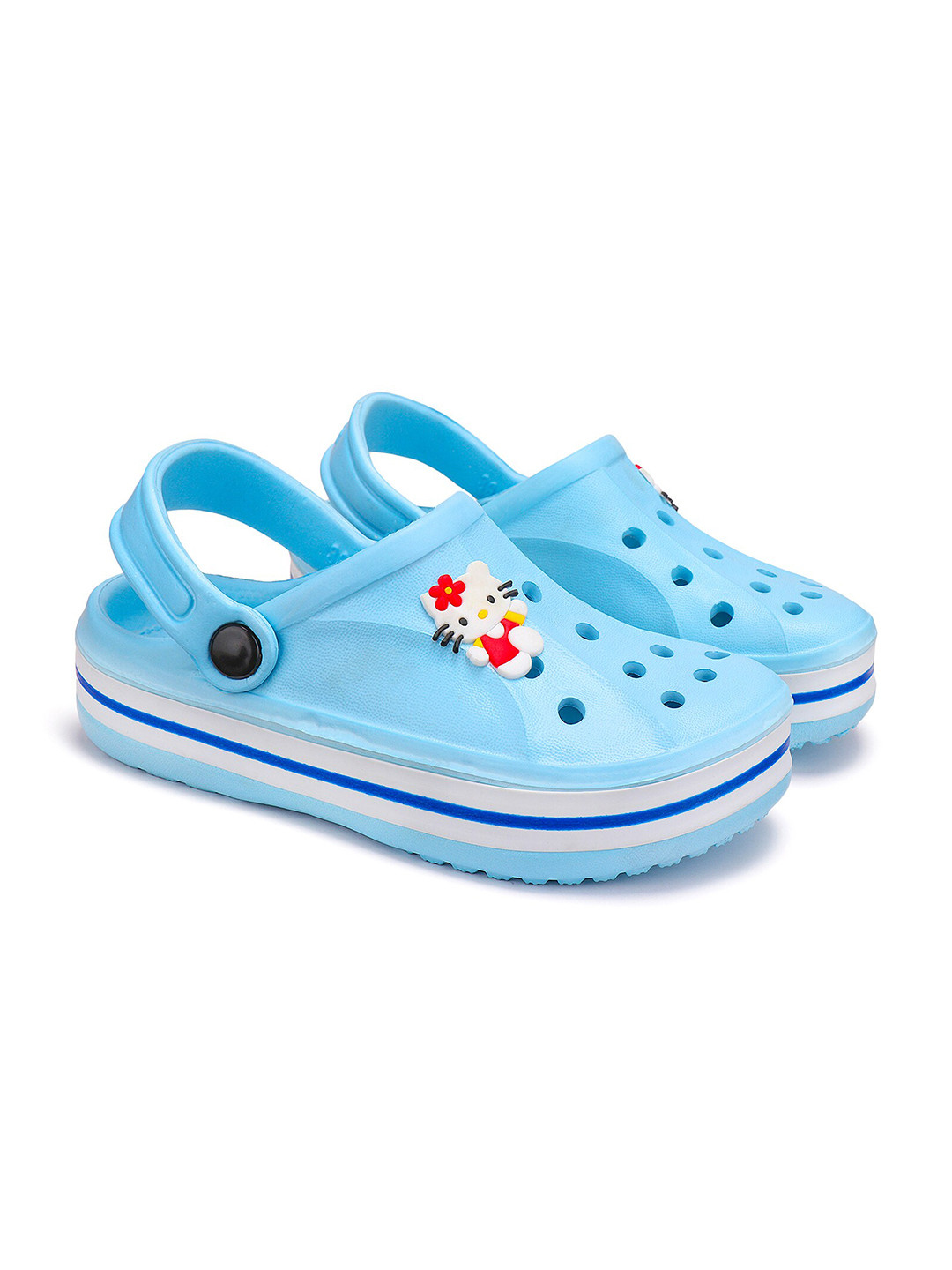

BERSACHE Women Canvas Clogs Sandals, Blue