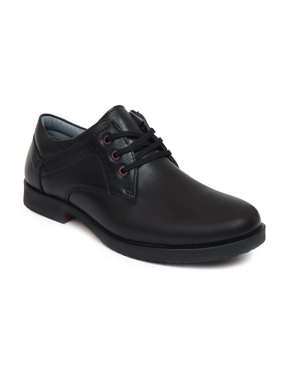 

Zoom Shoes Men Lightweight Memory Foam Insole Leather Derbys, Black