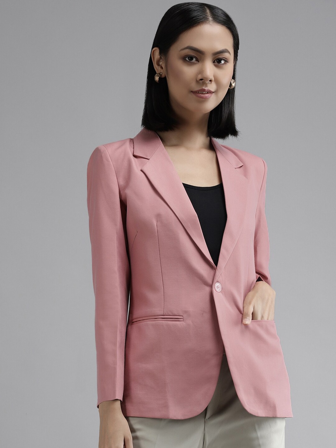 

Shaftesbury London Slim-Fit Formal Blazers, Peach