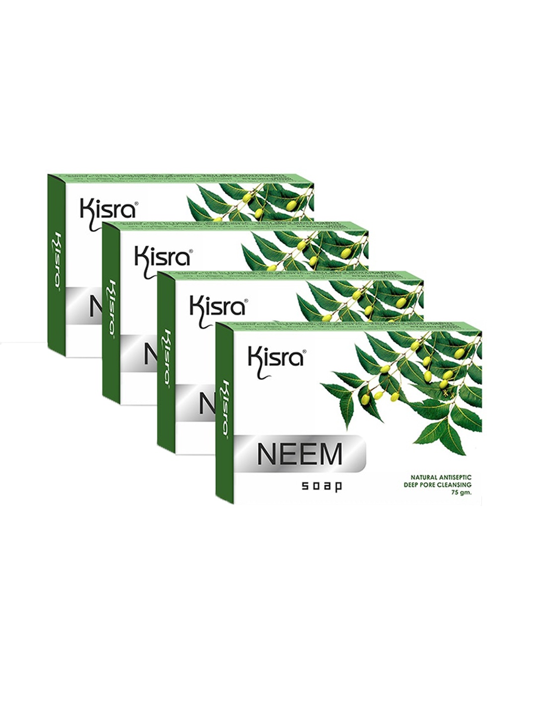 

KISRA Natural Neem Soap, White